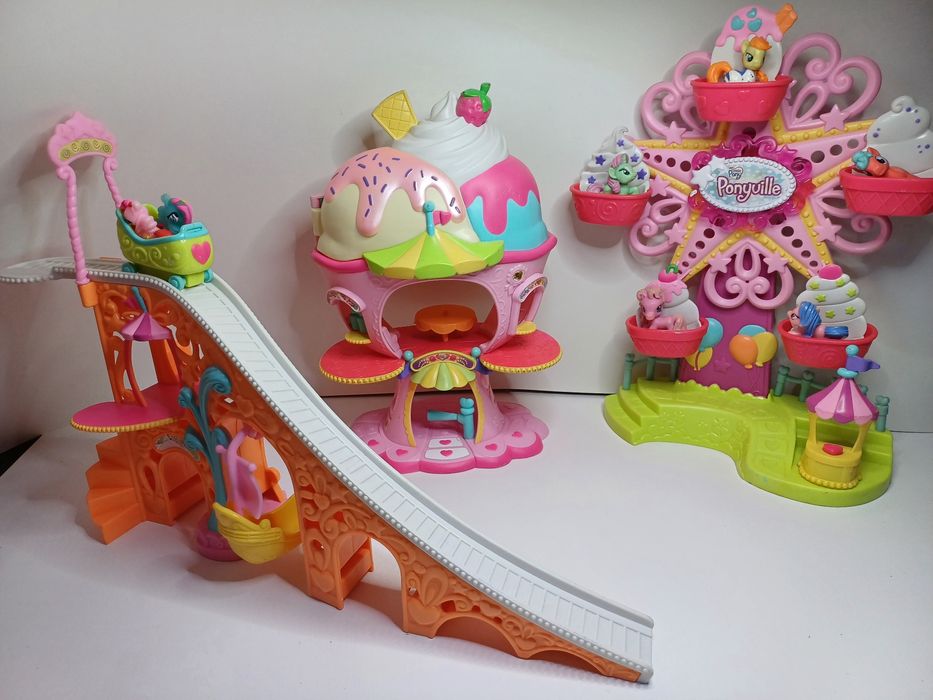 Micii ponei, My little pony , magazinul de înghețată,  jucarie vintage