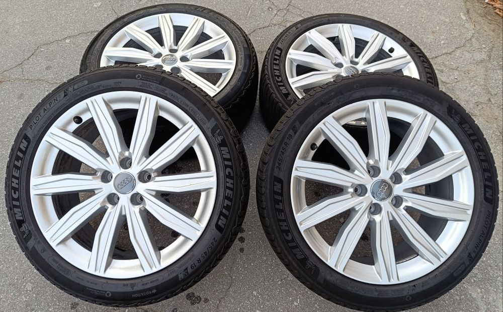 Оригинални джанти 19 цола с гуми зимни Audi A6 S6 дот 2020г.