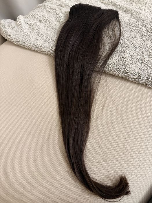 Естествена кестенява коса