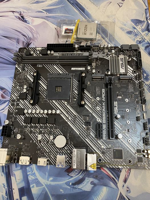 r5 5600, asus prime b550m-k argb
