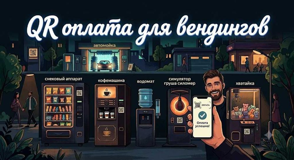 QR оплата для вендинга
