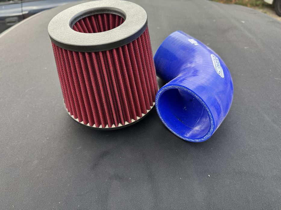 Filtru aer sport + Cupla cot 76mm
