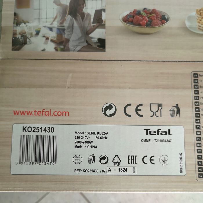 Нова неразопакована Електрическа кана Tefal LOFT KO251