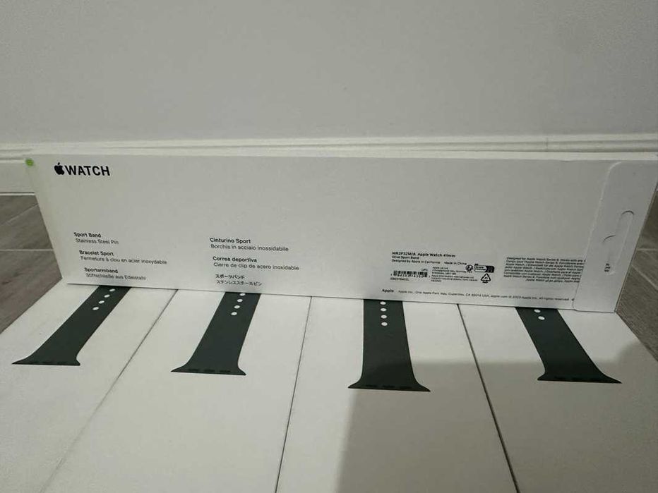 Curea Apple Watch Series 8 Olive Sport 41 mm