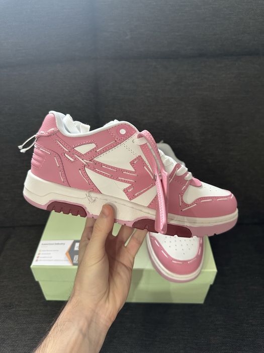 Off-White Out of Office Sartorial Stitching White Pink