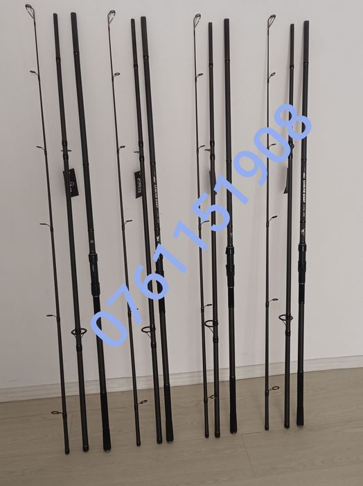 Set 4 lansete  Crap Attack 3,6m + 4mulinete 6000