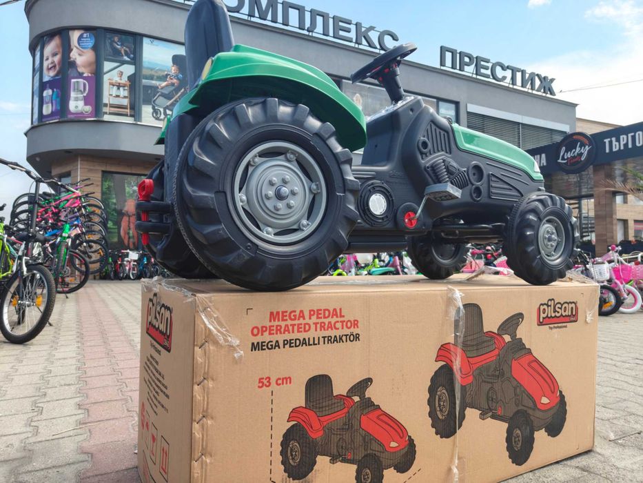 PILSAN Детски трактор MEGA зелен
