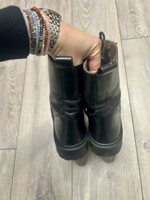 Bocanci piele dama Zara 39