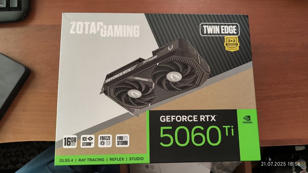 Видеокарта RTX 5060 Ti TWIN EDGE 16 Гб
