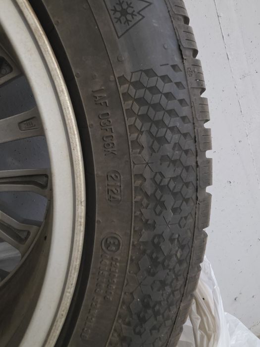 Jante originale Toyota RAV4 19 + anvelope iarnă Continental 235/55 R19 + Senzori TPMS OEM