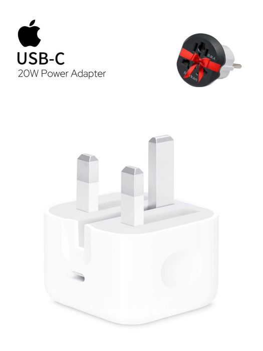 iPhone uchun 20W tezkor quvvatlagich / Zaryadka USB-C (Yangi). 3 PIN