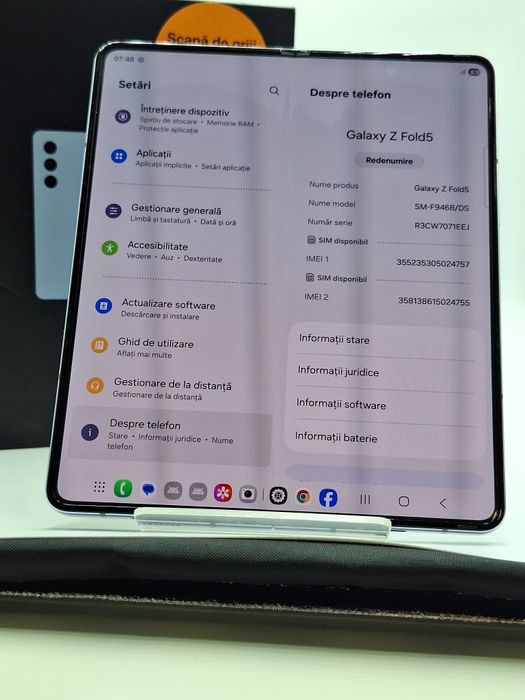 Samsung Z Fold 5 512 Gb 12 Gb ram Factura/Garantie #54759