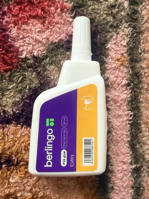 Клей ПВА Berlingo, экстрасильный, 80мл