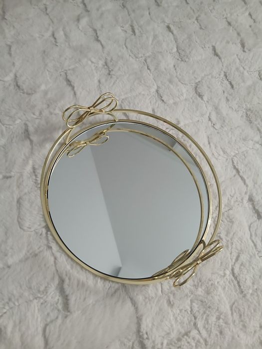 Tavă decorativa cu oglindă