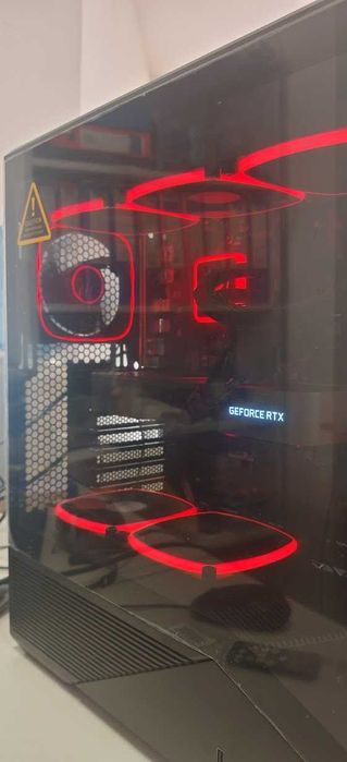 ТОП Гейм PC Ryzen 5 9600X/64Gb/1.5TB SSD/FE RTX 3080TI/WiFi&BT/Гаранци