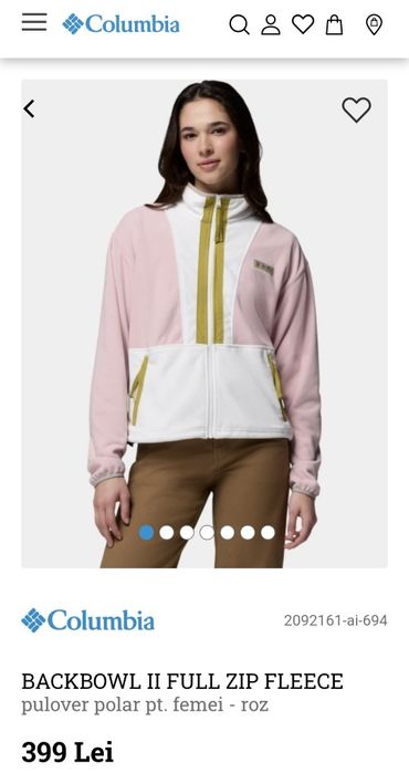 Jacheta fleece polar Columbia
