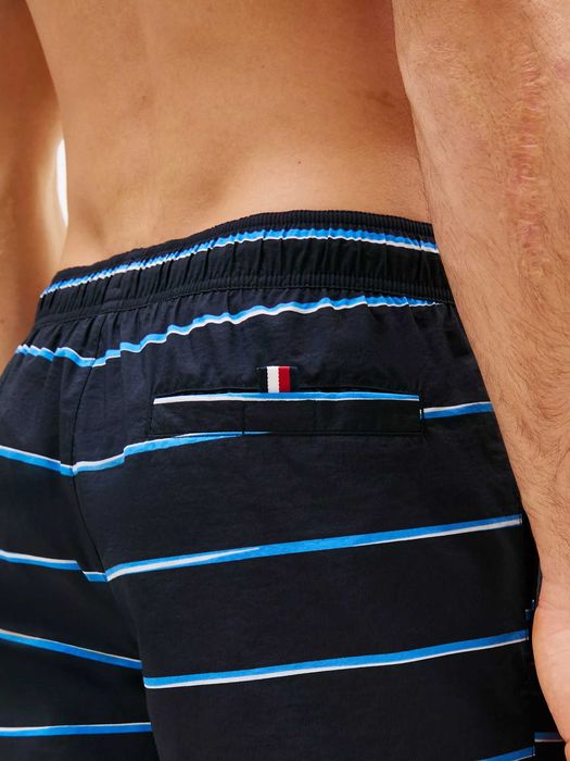 Шорты для купания Tommy Hilfiger Stripe 7" Swim Trunk! Новые с бирками