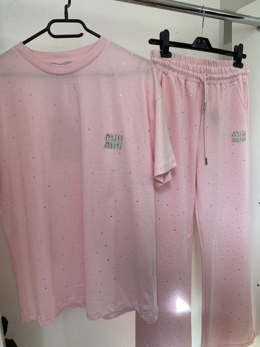 Set dama tricou + pantaloni Miu Miu