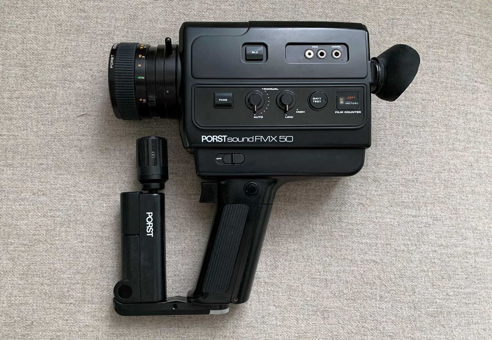 Camera video Porst Sound FMX 50 super 8 anii 70 Japan - colectie
