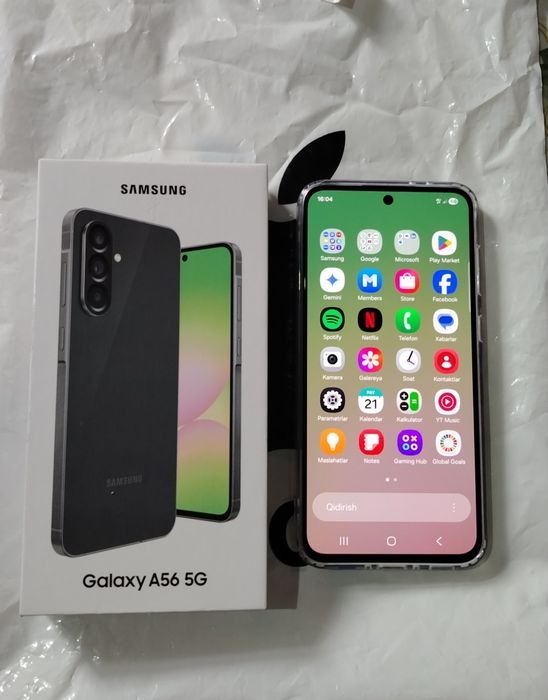 Samsung A 56 5G  karobkadan uzm ochganman sroshna sotilyapti