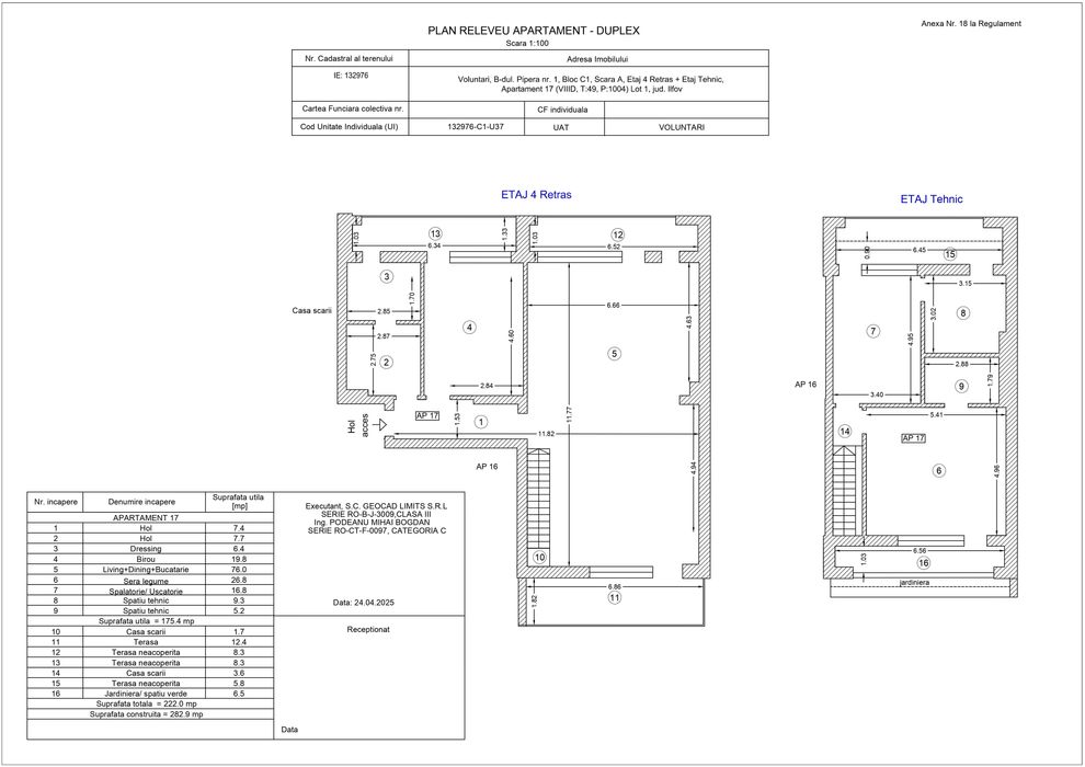 Apartament tip duplex 4 camere - Blue Bike Pipera