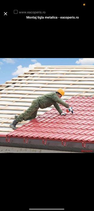 Firmă reparații acoperișuri și montaj
