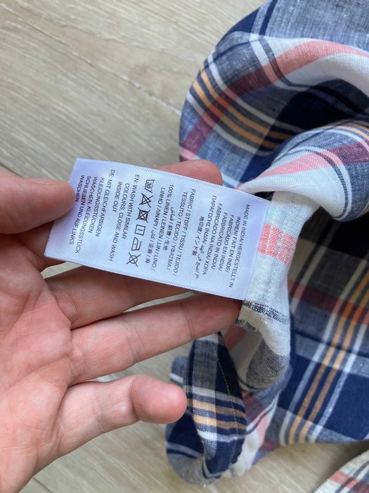 GANT 100% Linen shirt мъжка ленена риза лен размер L