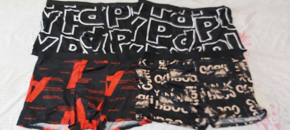 Продавам 4 броя мъжки боксерки нови номер 56 ххл