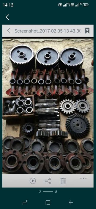 Piese freza grapă rotativa pinion slamAx.