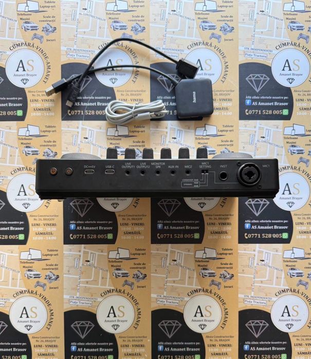 Consola mixer podcast/streaming Maono Ame2 impecabila