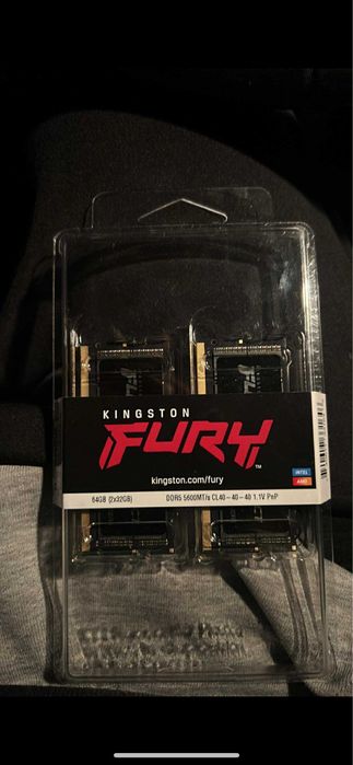 Fury 64 GB RAM DDR5 5600/mhz cl 40 laptop