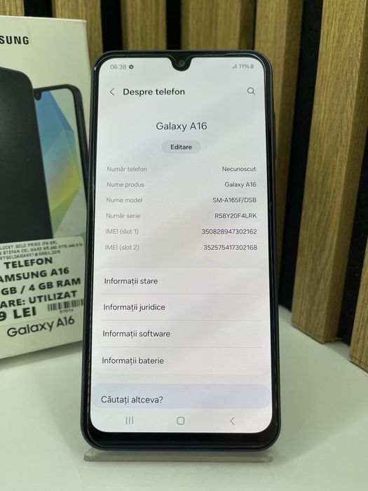 Samsung A16 128Gb 4Gb ram Garantie / Factura #57974