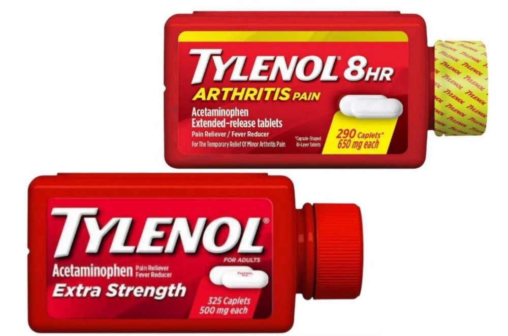 Болеутоляющее  жаропонижающее средство Tylenol