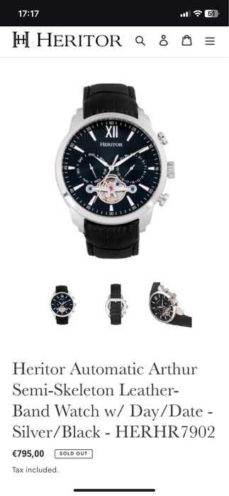 Часовник Heritor автоматичен!