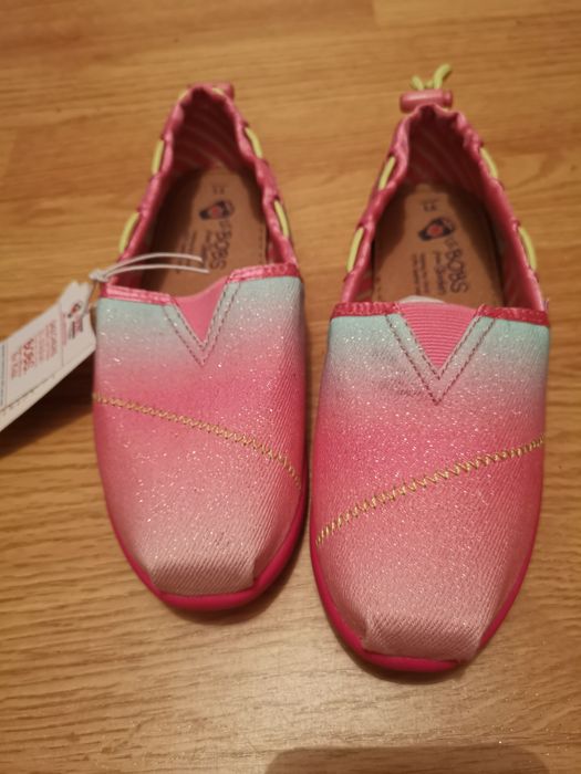 Tenisi fete Bobs by Skechers roz noi 32
