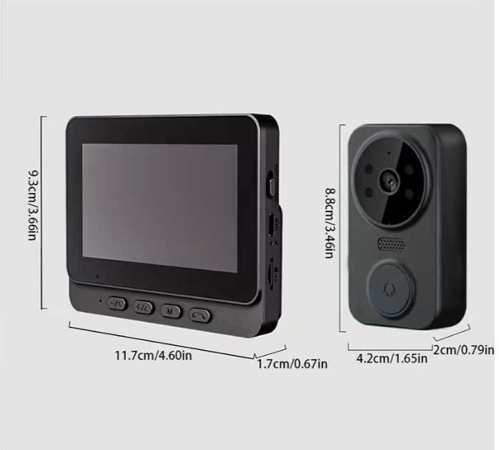 Интелигентен видео звънец с 4.3-инчов екран