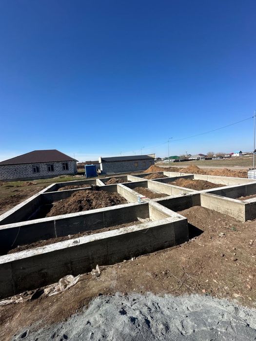 Заливка фундамента