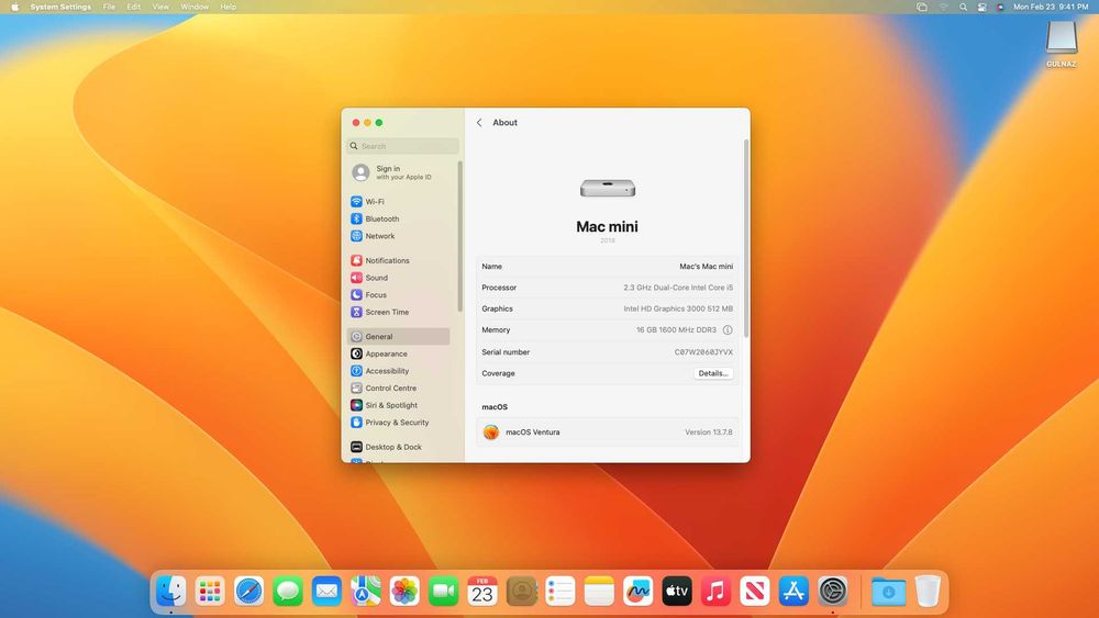Mac Mini A1347 16GB RAM 240GB SSD i5 комплект Magic Mouse и клавиатура