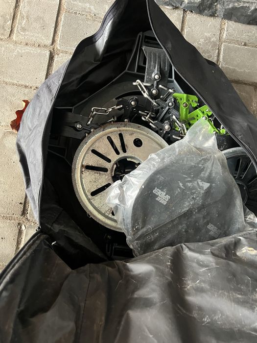 Цепи на шины колеса