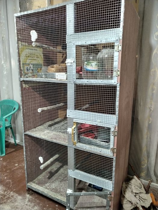 Клетка для птиц б/у
