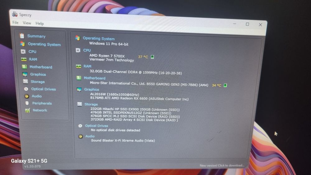 Pc gaming Ryzen 7 (în garanție)