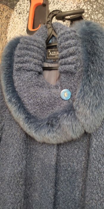 Зимнее пальто букле