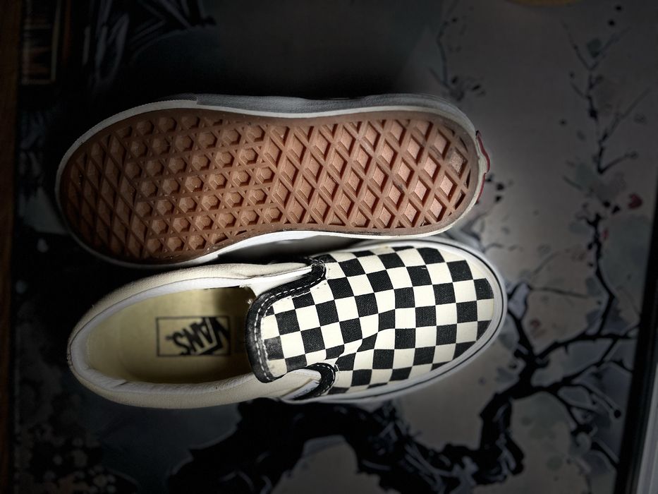 Детские кеды Vans Slipon Checkerboard