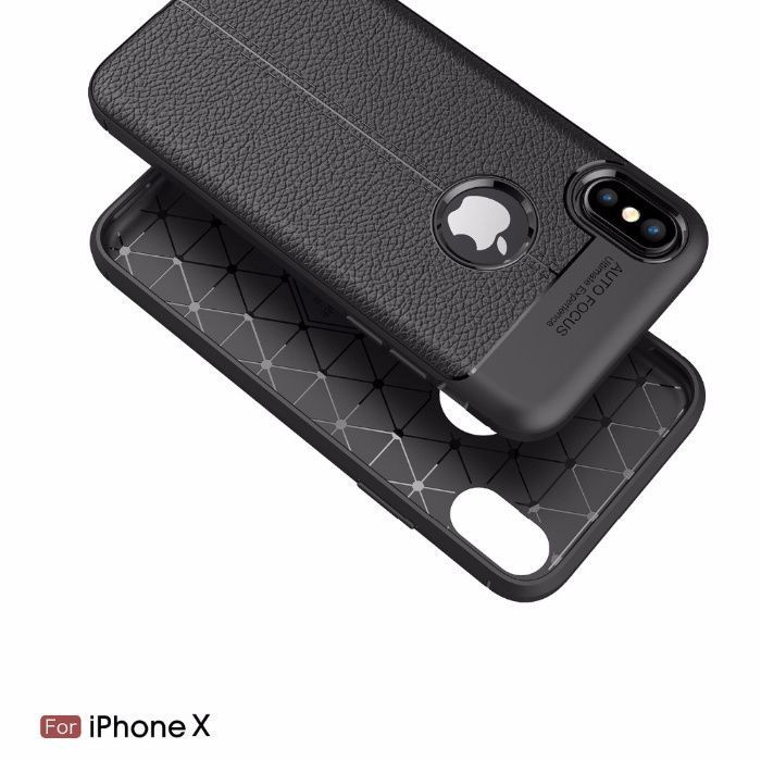 Husa / Bumper Antisoc model PIELE pt iPhone X / XS / XR / XS Max