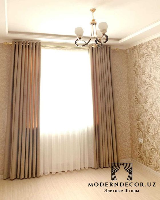 Арзон/Недорого Современные  Шторы , Портьеры, Pardalar, Portierlar