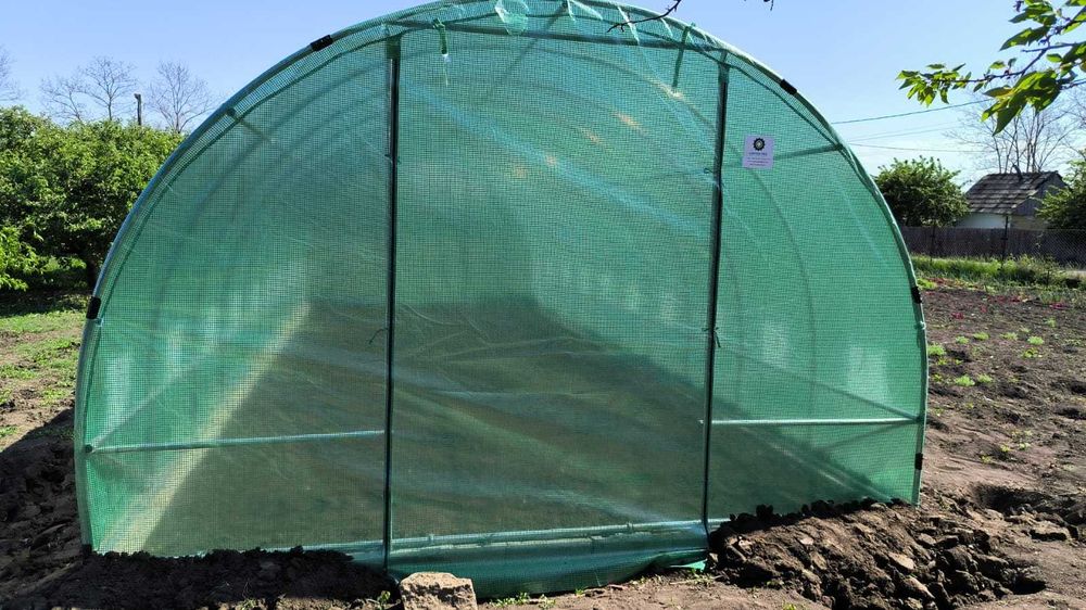 Solar de grădină 10x4x2.5m, polietilenă 240 g/m2 UV+, țeavă 32 * 1.2mm