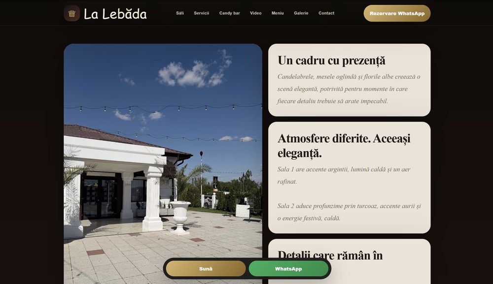 Realizez site-uri de prezentare pentru afaceri locale