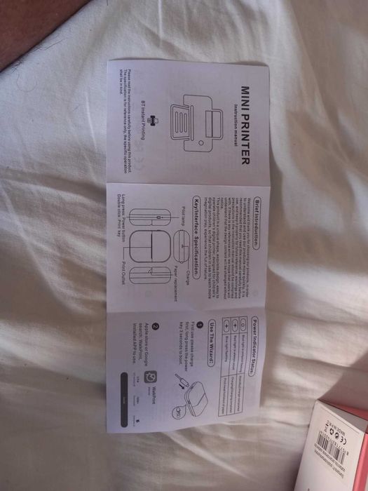 Продавам мини термопринтер (Mini Printer)