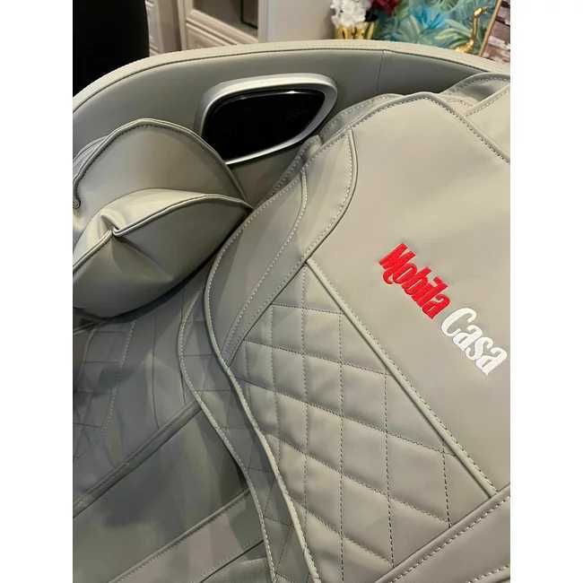 Fotoliu masaj gri cu încălzire