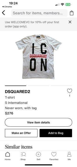 Tricou Dsquared2 la super preț!